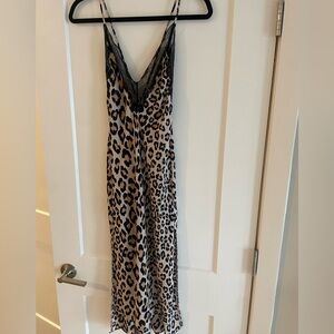 VS Leopard Print Women's Slip Dress